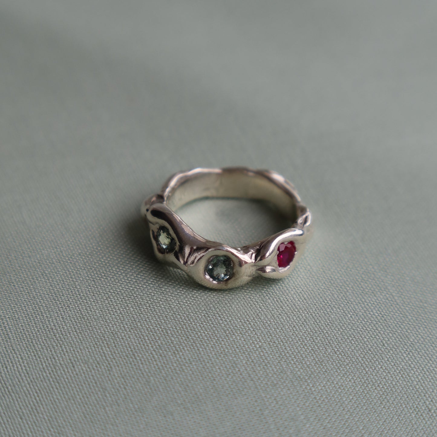 Pop Roxx Sapphire & Ruby Ring