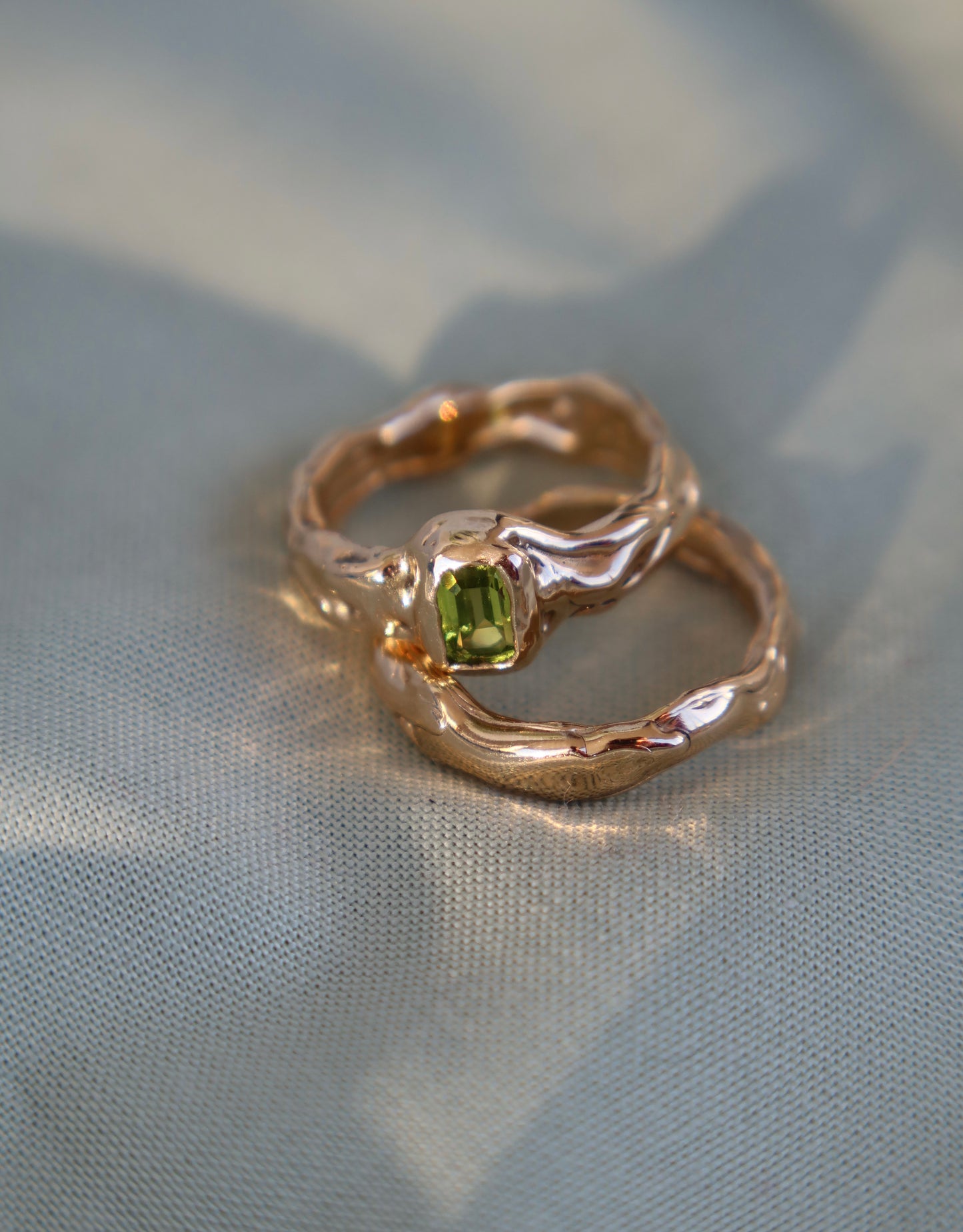 Watercress Corundum Ring