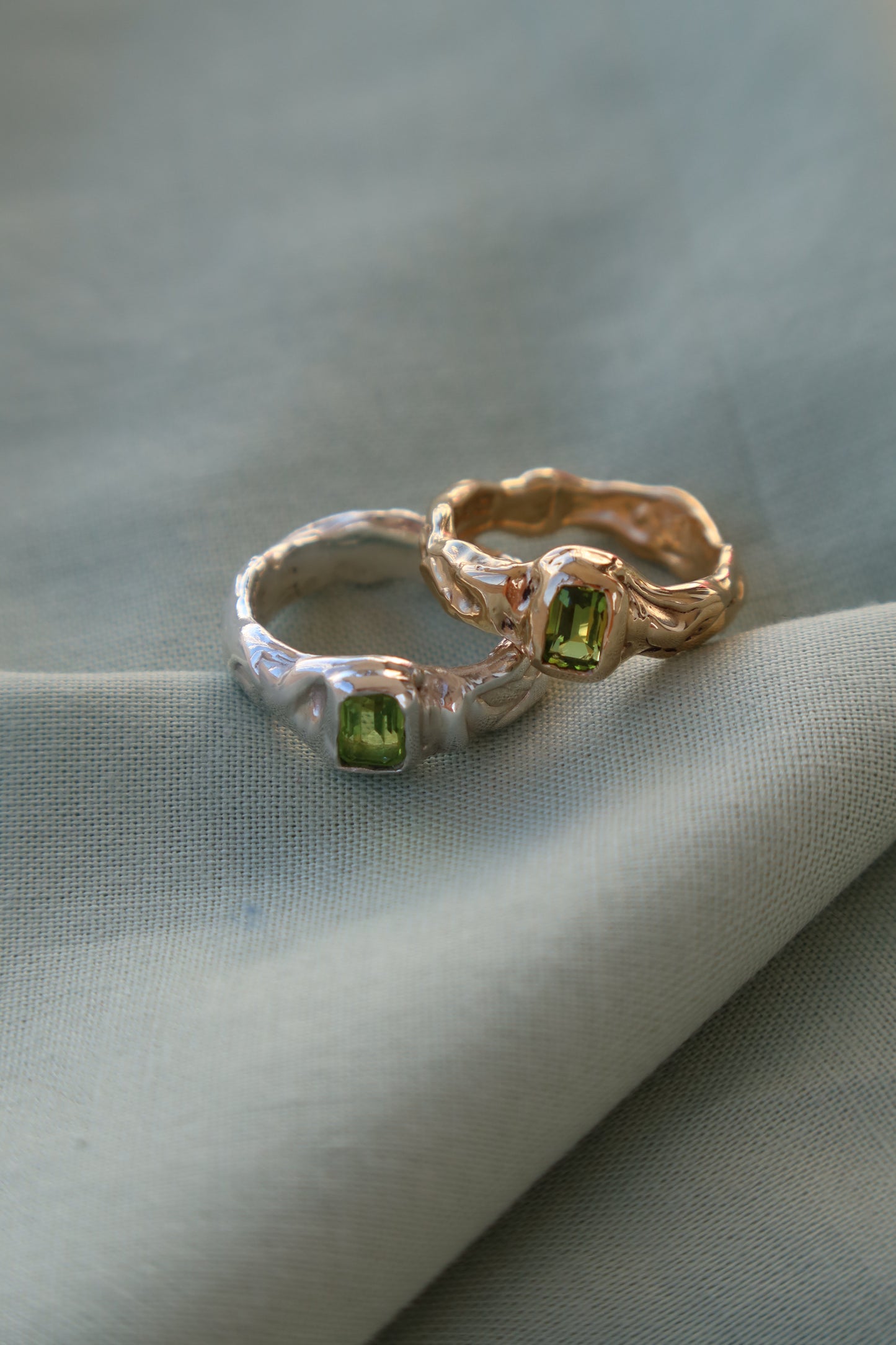 Watercress Corundum Ring